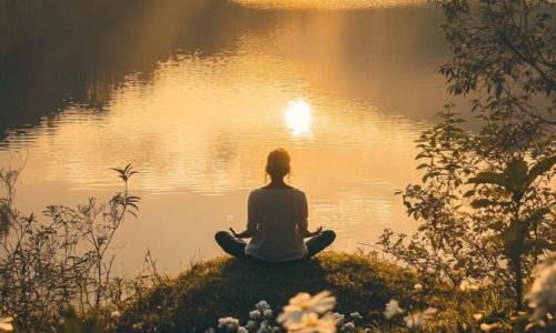 Sunrise River Meditation