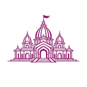 Sacred Vrindavan temples and Yamuna ghats surrounded by devotional heritage.
